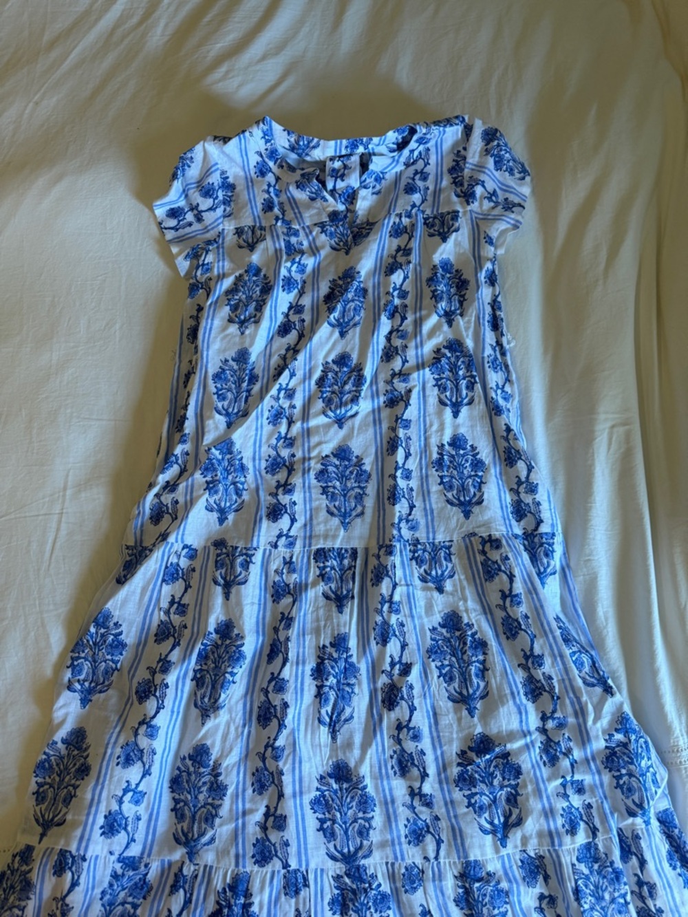 Roller Rabbit Lily Stripe pamina dress - blue NWOT